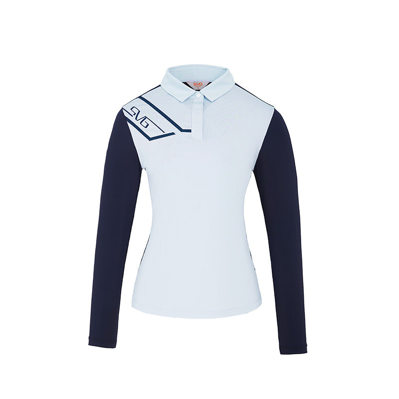 SVG Golf Women's Long Sleeve Golf Polo Shirts Athletic Workout Tops