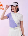 SVG Golf Women's Patchwork Short Sleeve Polo Shirt