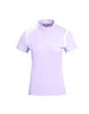 SVG Golf Women's Light Purple T-shirt Stand Collar