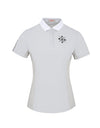 SVG Golf Women's Gray Patchwork Lapel Polo Shirt