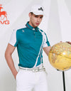 SVG Golf Men's Lapel Short Sleeve T-Shirt
