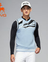 SVG Golf Men's V-Neck Knit Sweater Vest Top