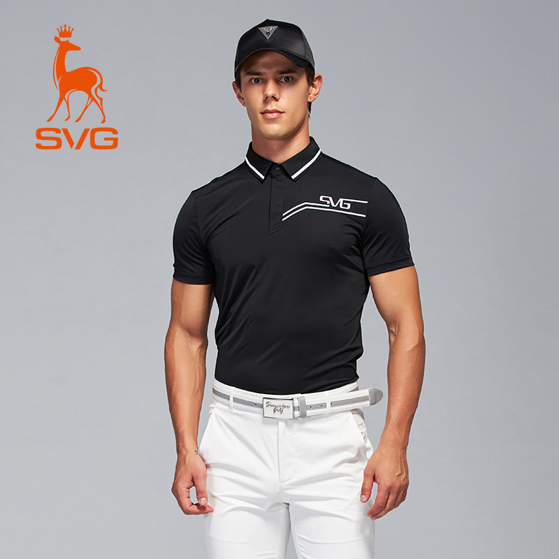 SVG Golf Men's Polo Shirts Short Sleeve UPF 50+