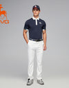 SVG Golf Men's Navy Short Sleeve Polo Shirt