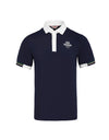 SVG Golf Men's Navy Short Sleeve Polo Shirt