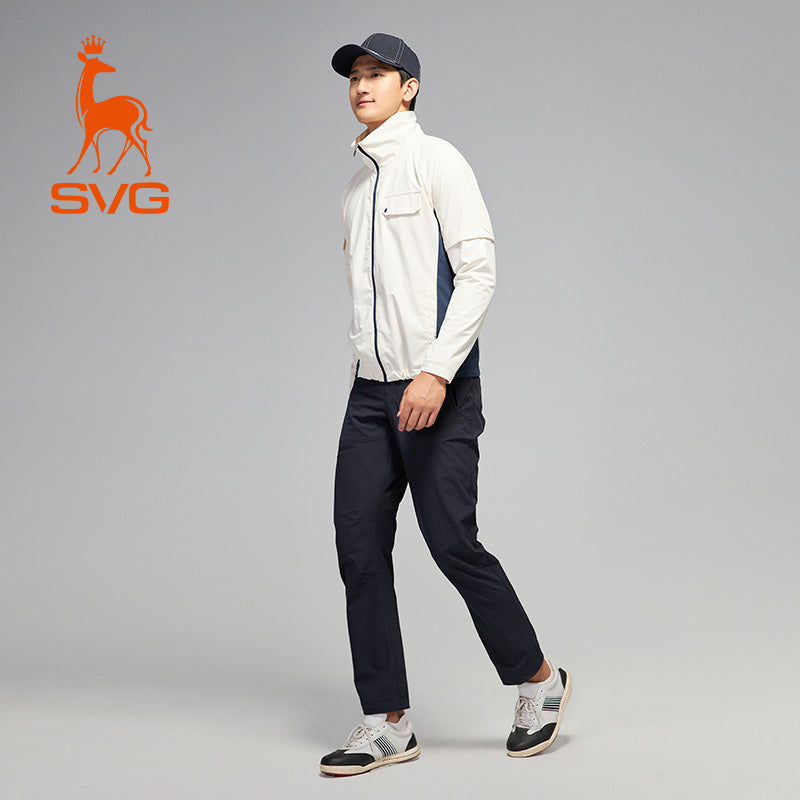 SVG Golf Men's Sports Jacket with Detachable Cuffs