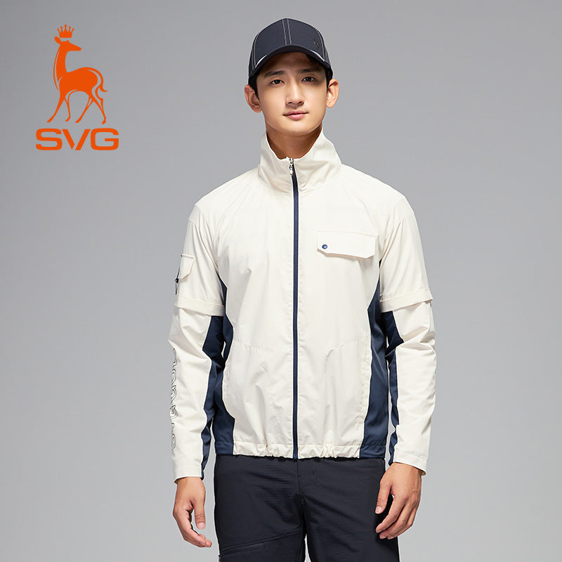 SVG Golf Men's Sports Jacket with Detachable Cuffs