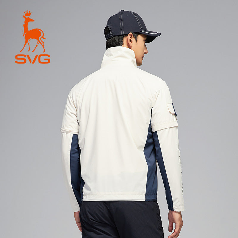 SVG Golf Men's Sports Jacket with Detachable Cuffs