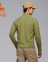 SVG Golf Men's Olive Green Full Zip Long Sleeve Jacket Slim Fit