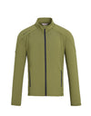 SVG Golf Men's Olive Green Full Zip Long Sleeve Jacket Slim Fit