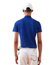 SVG Golf Men's Royal Blue Short-sleeved Lapel Polo Shirt