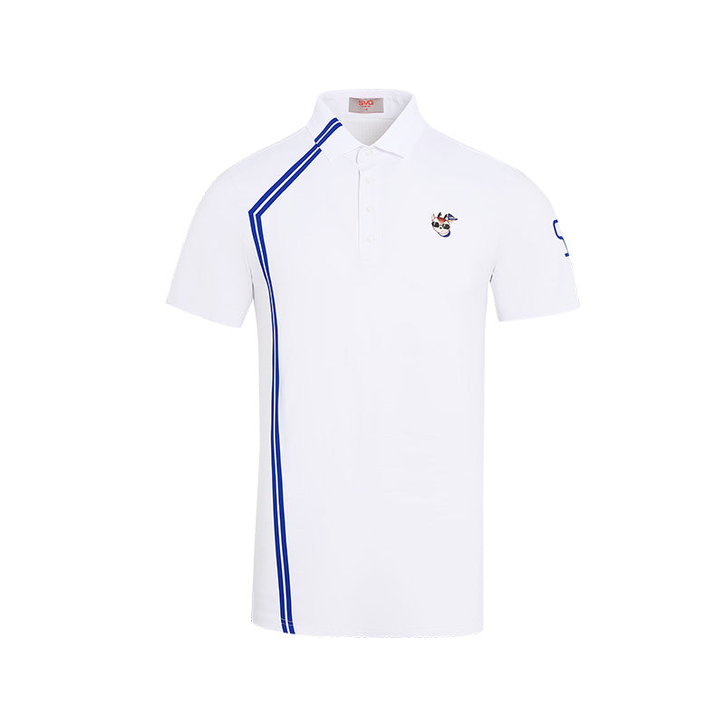 SVG Golf Men's Letter Printed Short Sleeve T-Shirt