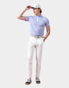 SVG Golf Men's Light Purple Stand Collar T-shirt