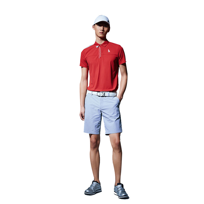 SVG Golf Men's Stitching Short-Sleeved Lapel POLO Shirt