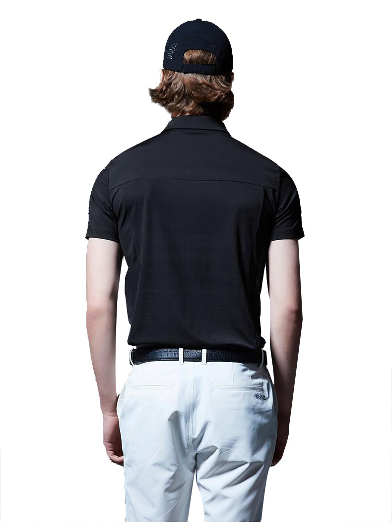 SVG Golf Men's Stitching Short-Sleeved Lapel POLO Shirt