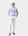 SVG Golf Men's Classic Straight-Fit White Pants