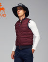 SVG Golf Men's White Duck Down Vest