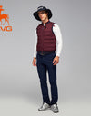 SVG Golf Men's White Duck Down Vest