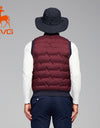 SVG Golf Men's White Duck Down Vest