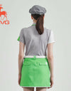 SVG Golf 23 spring/summer new women's gray stitched short-sleeved T-shirt lapel polo