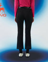 SVG Golf 23 autumn and winter women's new black high waist with 9 minute slit trousers