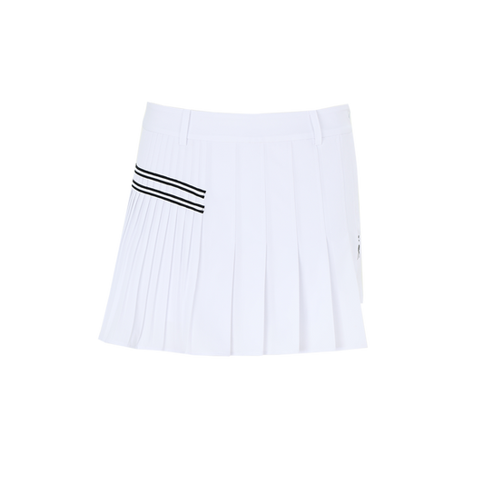 SVG Golf Women's White Ribbon Stitching Sports Skirt