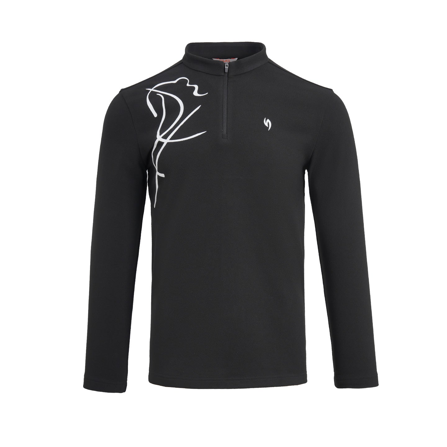 SVG Golf Men's Volcanic Rock Long Sleeve Stand Collar T-Shirt