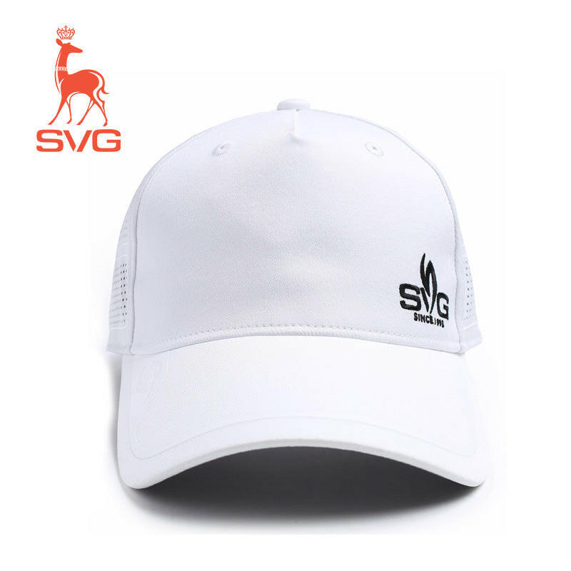 SVG Golf Men's White Mesh Breathable Balloon Cap