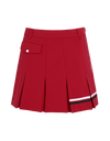 SVG Golf 23 autumn and winter new women's red striped printed pleated skirt