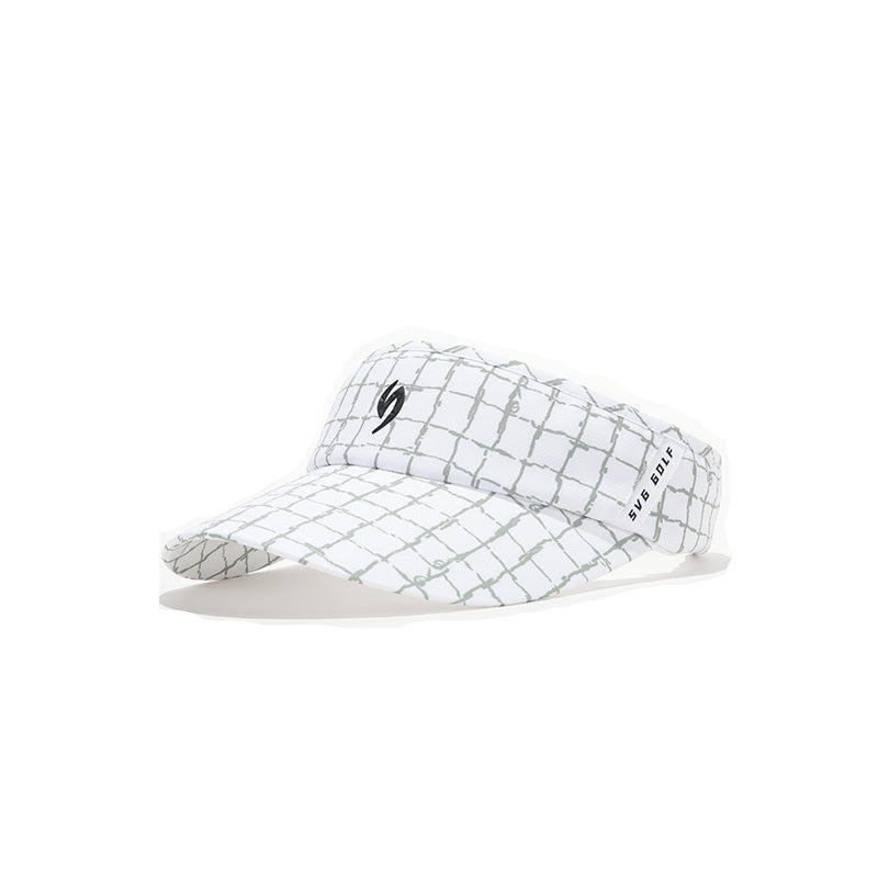 SVG Golf Adjustable Plaid Sports Visor Hat