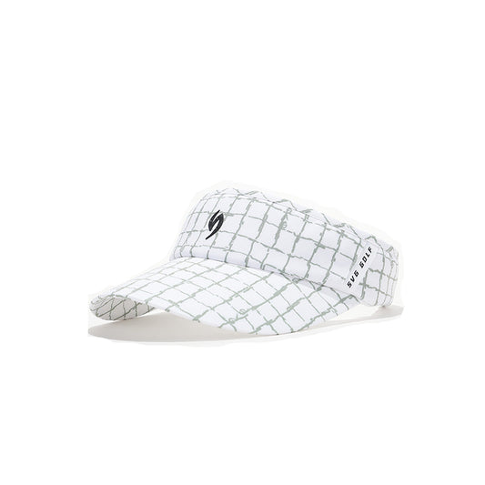 SVG Golf Adjustable Plaid Sports Visor Hat
