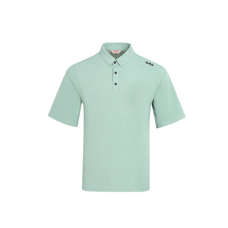 SVG Golf Men's Solid Color Polo Shirt