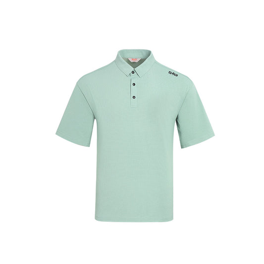 SVG Golf Men's Solid Color Polo Shirt