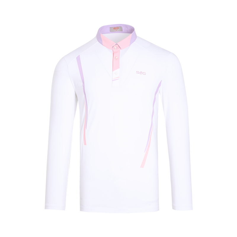 SVG Golf Men's White Long-sleeved T-shirt