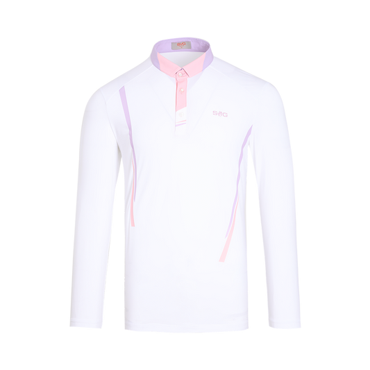 SVG Golf Men's White Long-sleeved T-shirt