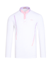 SVG Golf 23 new spring and summer men's white stand-up long-sleeved t-shirt bottom shirt stand-up collar jacket
