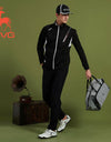 SVG Golf 23 autumn and winter men's new black-and-white jacket  zipper windbreaker