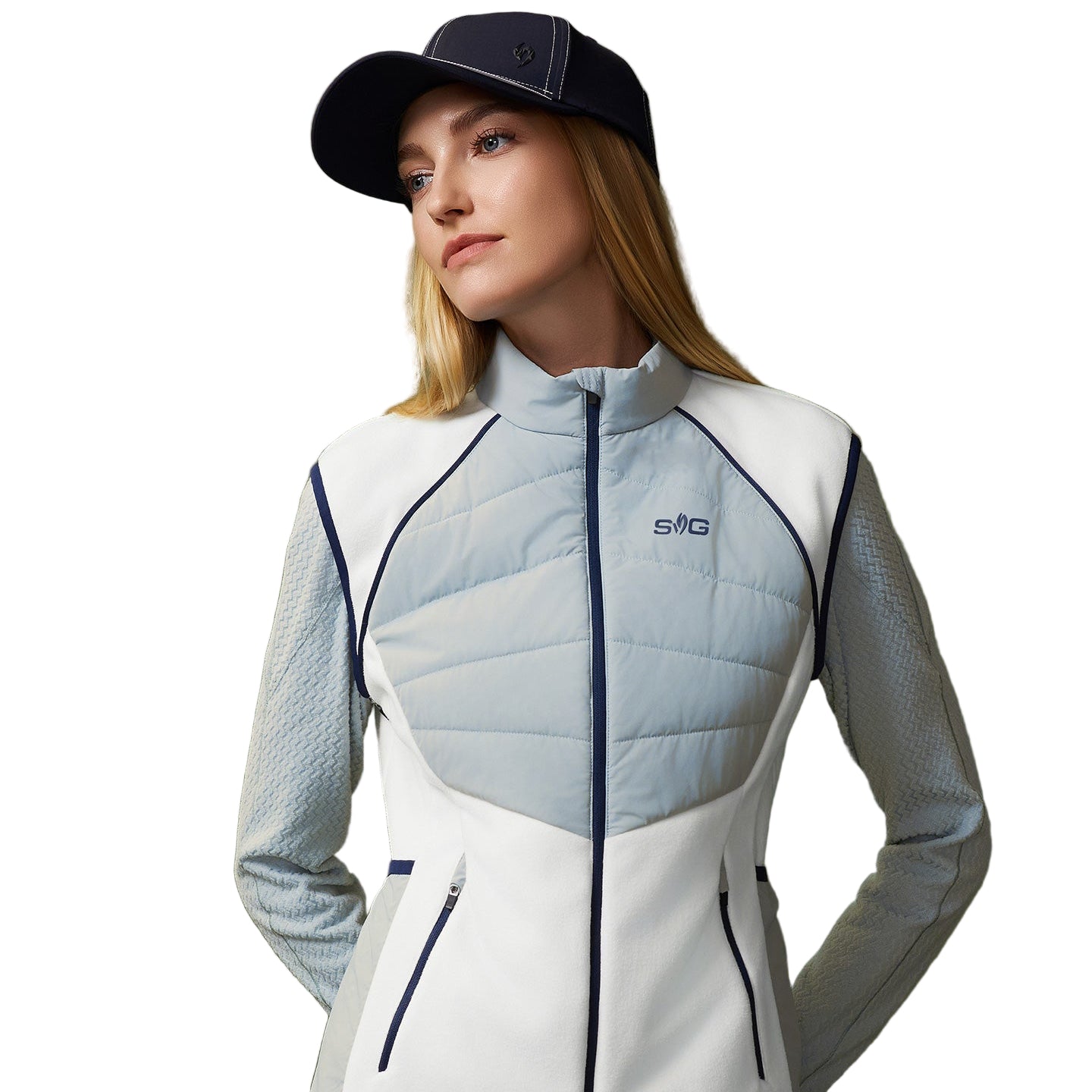SVG Golf Women's Detachable Sleeves Cotton Jacket