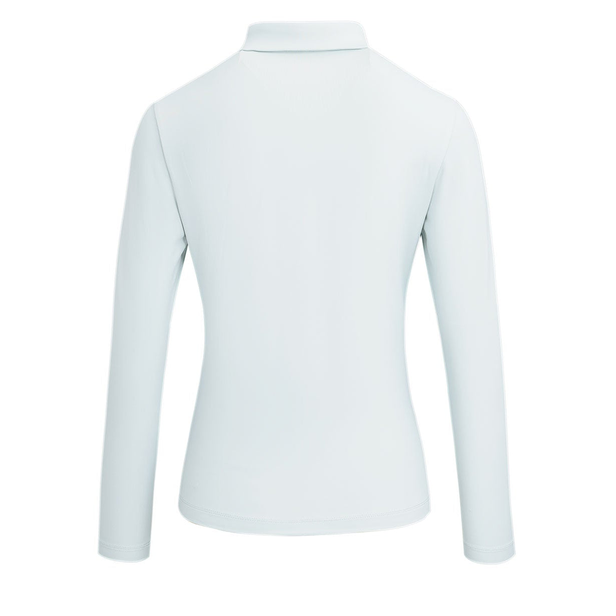 SVG Golf Women's Light Green Mandarin Collar Long Sleeve T-Shirt