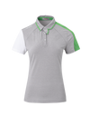 SVG Golf Women's Gray Stitched Short-Sleeved T-Shirt Lapel Polo