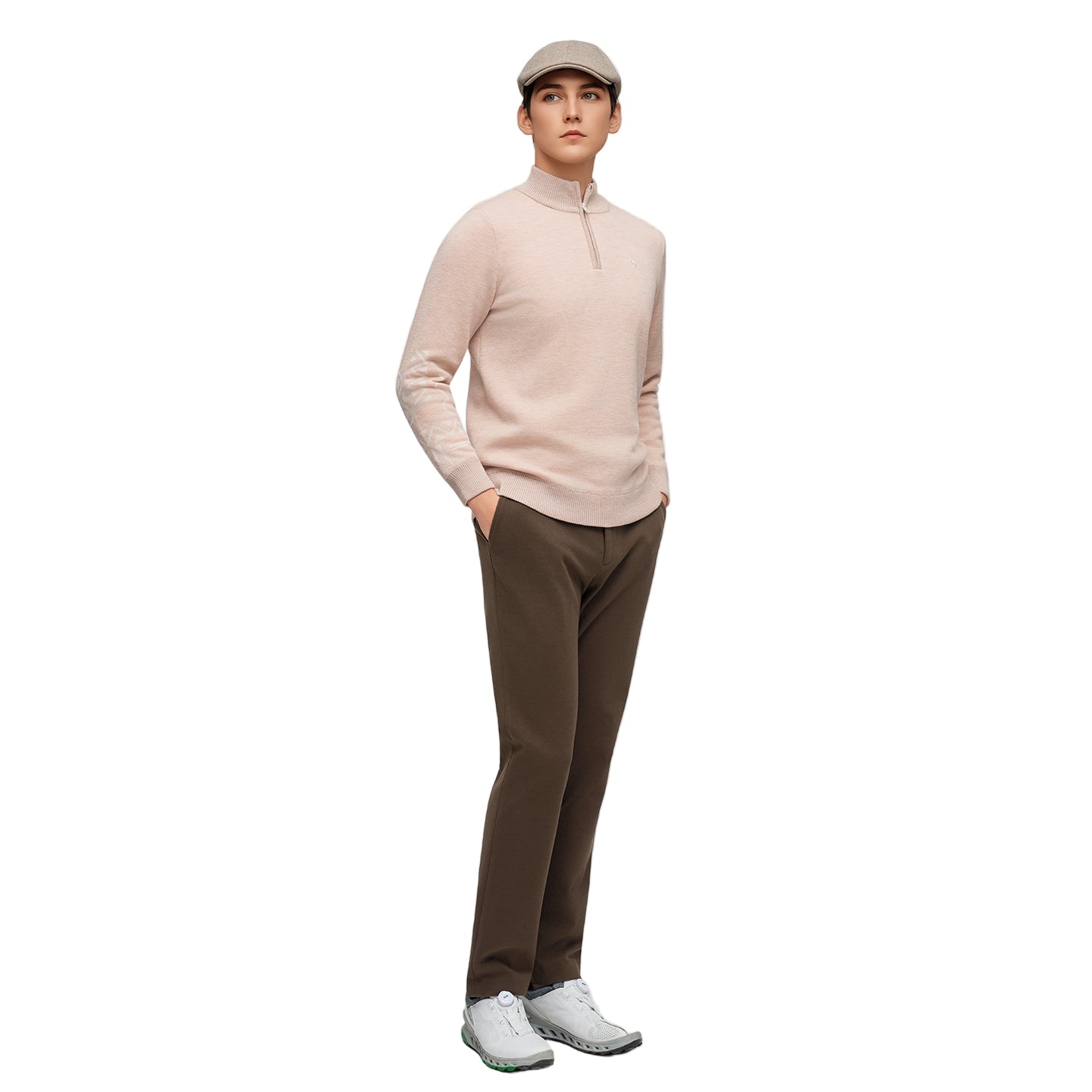 SVG Golf Men's Skin-friendly Warm Straight-leg Sports Pants