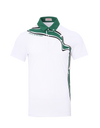 SVG Golf 23 new spring and summer men's white printed short-sleeved T-shirt lapel polo shirt
