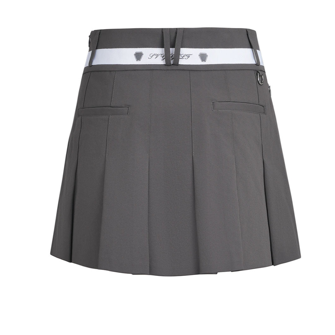 SVG Golf Women's Dark Grey A-Line Skirt
