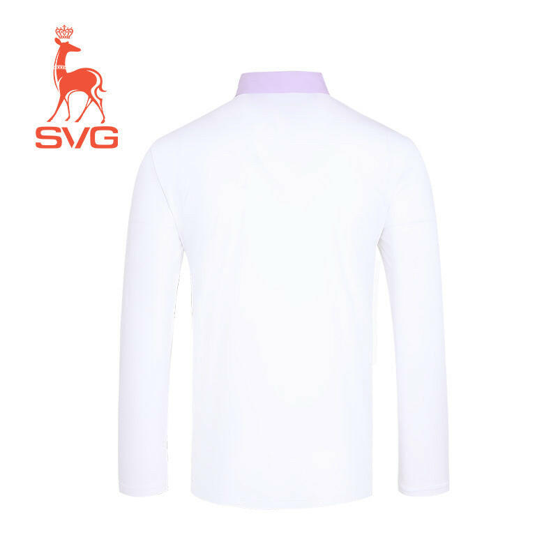 SVG Golf Men's White Long-sleeved T-shirt