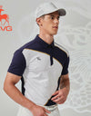 SVG Golf 23 autumn and winter men's new color collage short-sleeved t-shirt lapel POLO shirt men's blouse