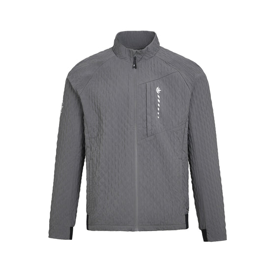 SVG Golf Men's Textured Slim Fit Zip-Up Sport Jacket