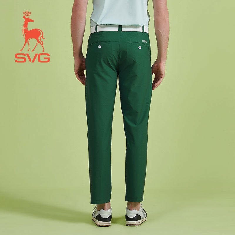 SVG Golf Men's Green Slim Stretch Pants