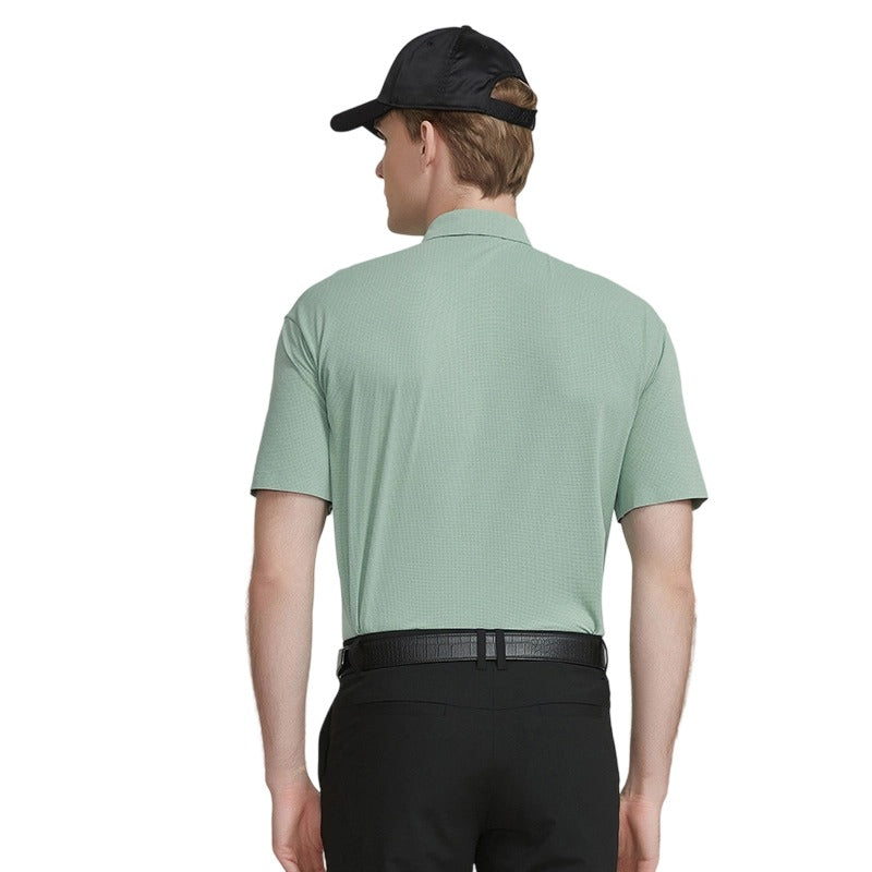 SVG Golf Men's Solid Color Polo Shirt