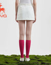 SVG Golf 23 New Spring and summer women's white printed skirt 