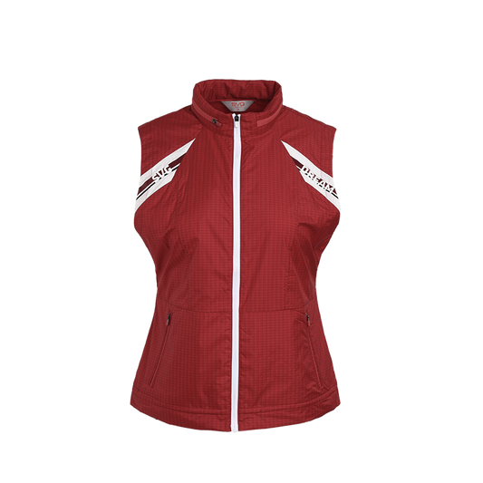 SVG Golf Autumn and Winter Women's Red Stitched Vest